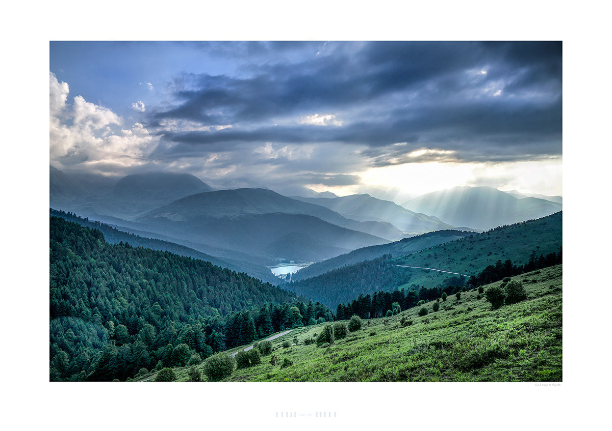 Unique gifts for cyclists.Col d'Aspin to Payolle. Cycling photography prints by davidt
