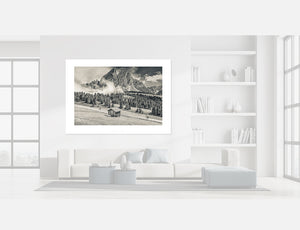 Passo Erbe - The Dolomites - Gifts for Cyclists, Cycling pictures cycling photography prints by davidt. Black and white photography prints