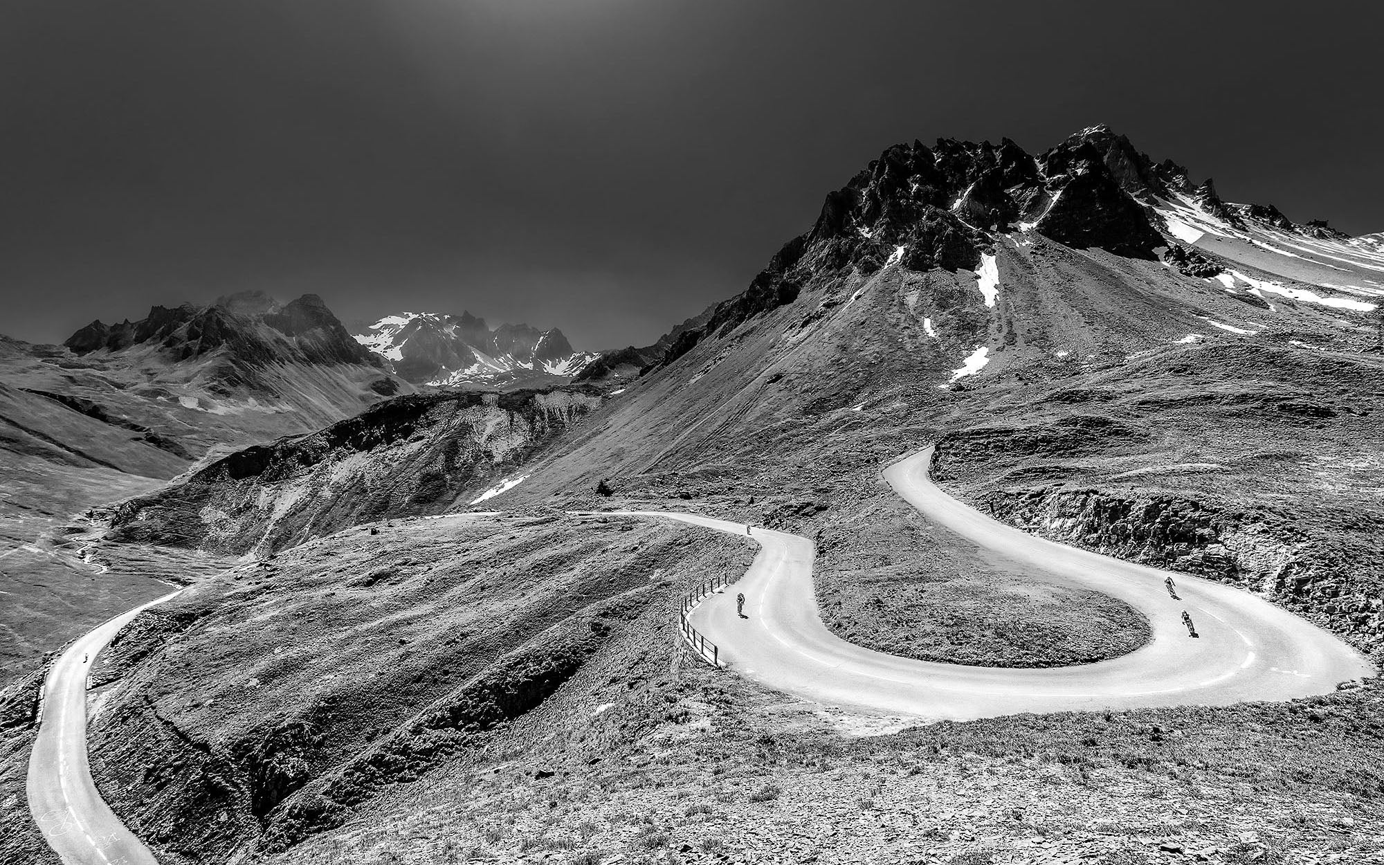Col du Galibier - Cycling landscape photography prints by davidt
