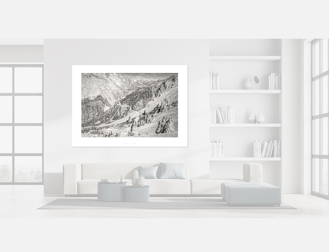 Col d'Izoard Race Day. Cycling photography prints by davidt. Original gifts for cyclists.