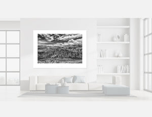 Col de Sarenne - Valley - Cycling decor, Cycling interiors, Office prints, Luxury Gifts for Cyclists, Photography prints by Davidt