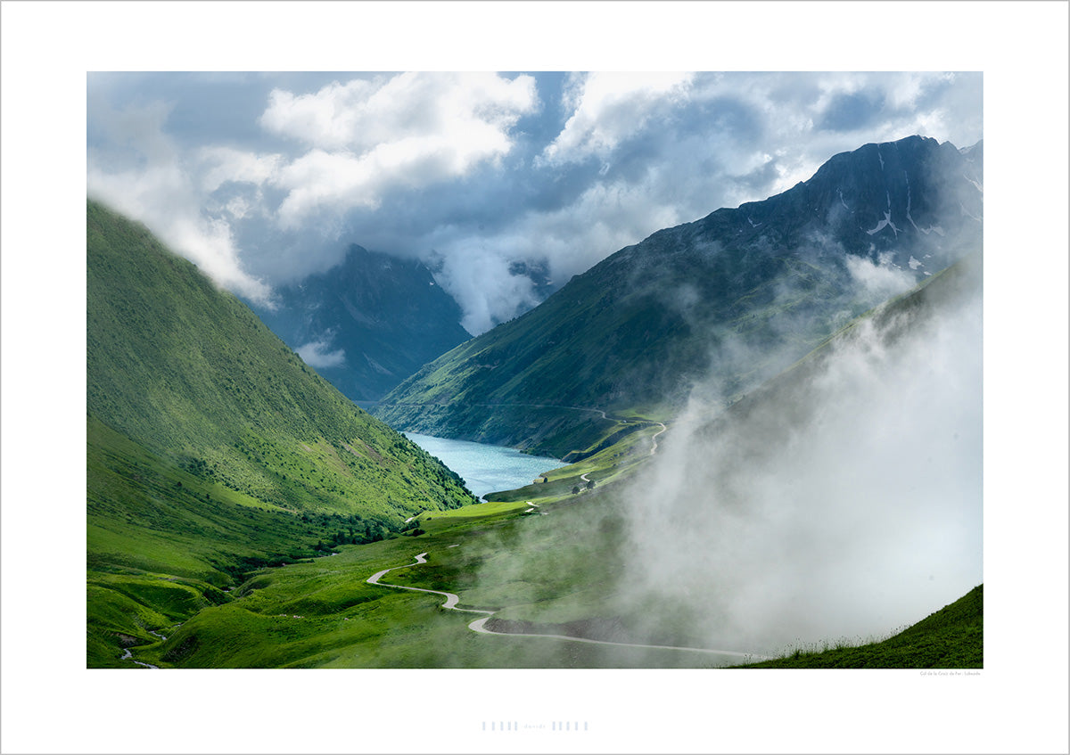 Breathtaking view of the mountains and a river, reflecting the scenic beauty of Tour de France L'Etape 2006 Part One.