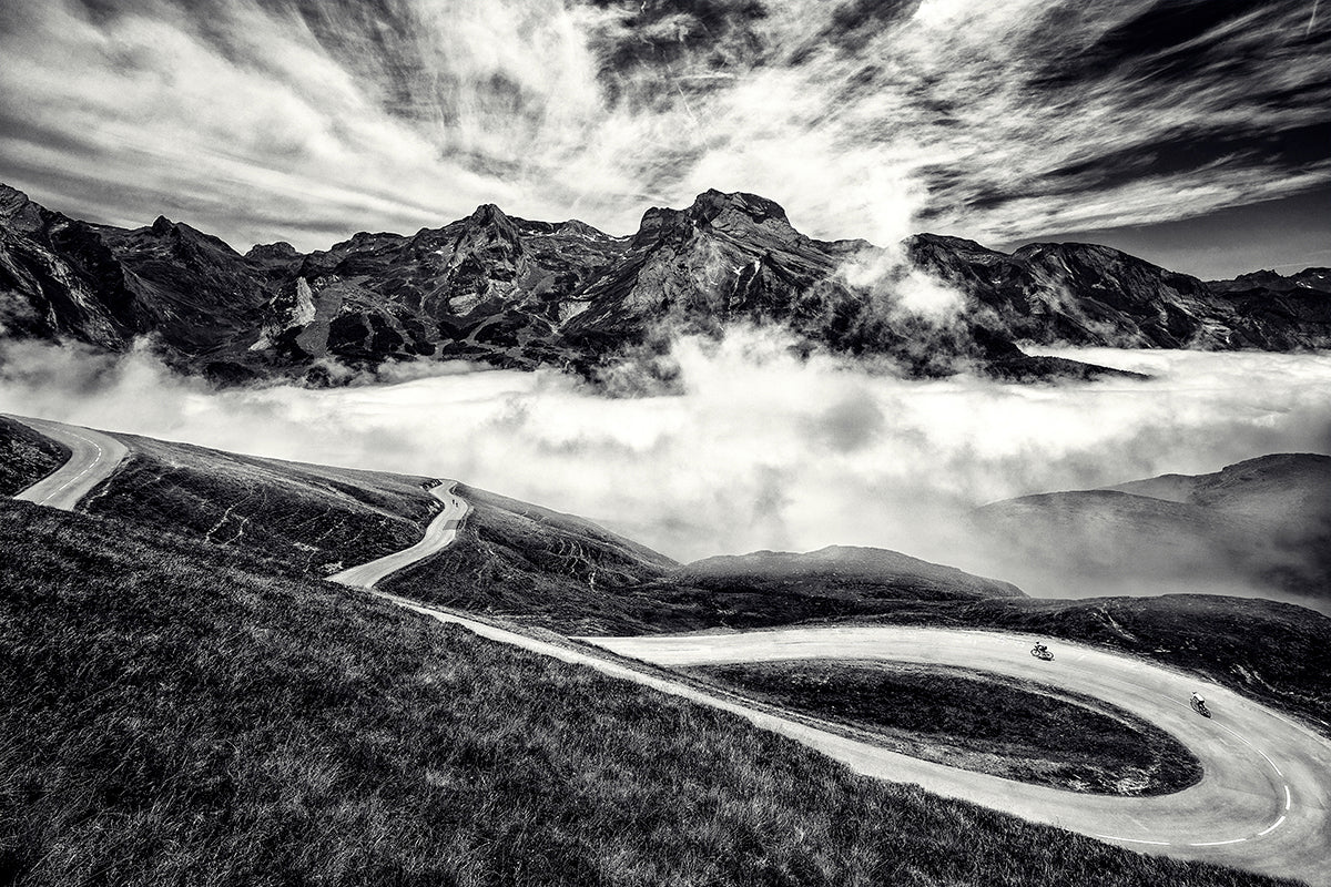 Time to Play - Limited Edition - Gifts for cyclists. Black and white photography print 