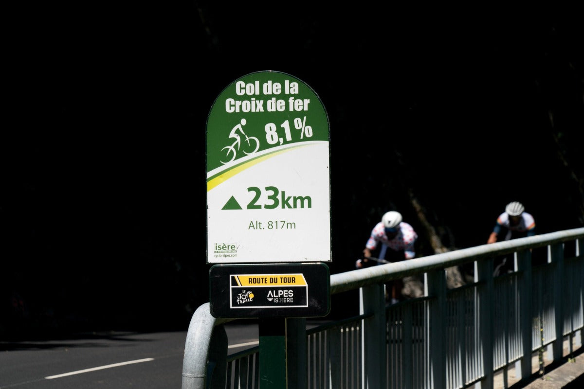 Col de la Croix de Fer - 23km. Gifts for cyclists cycling photography prints by davidt