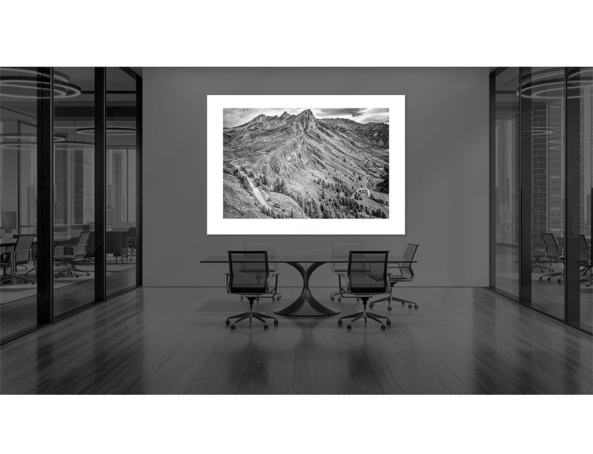 Colle del Agnello - Office decor Gifts for Cyclists, Cycling Photography Prints by davidt