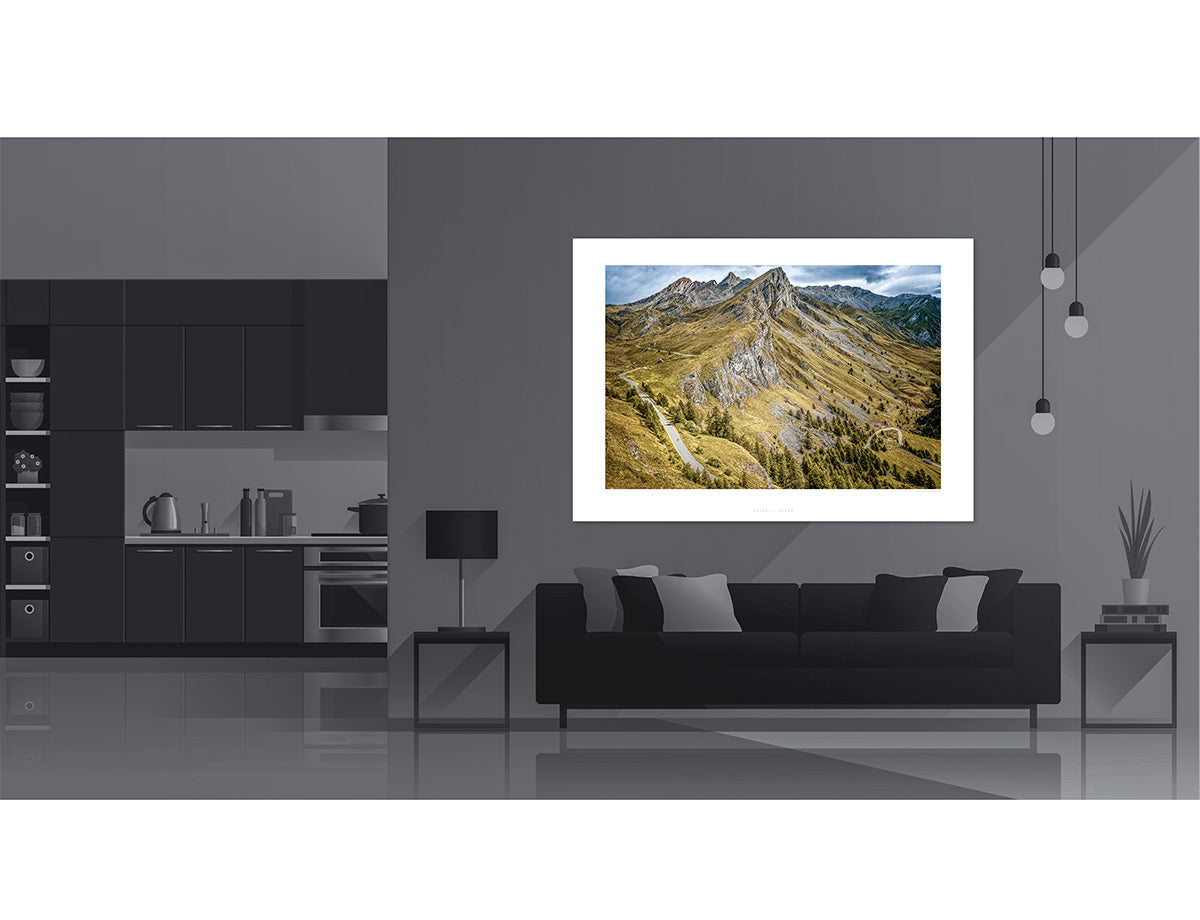 Colle del Agnello - Autumn Gifts for Cyclists, Cycling Photography Prints by davidt