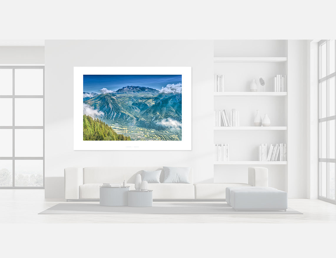 Gifts for cyclists - Alpe d'Huez - 21 Bends Cycling photography landscape prints by davidt.
