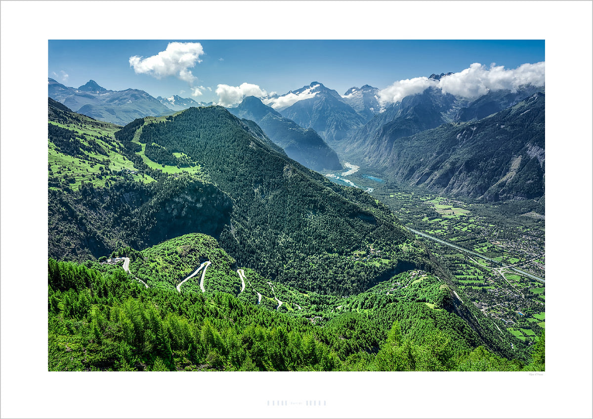 Alpe d'Huez  is a gifts for cyclists. Cycling decor, Cycling interiors, Office prints, Luxury Gifts for Cyclists, Photography prints by davidt