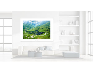 Col du Tourmalet Alphonse Steines Cycling prints. Cycling Art. by Davidt