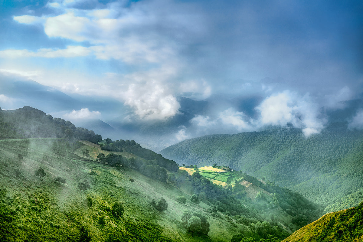 Col d’Aspin - Hayfield - Cycling decor, Cycling Photography Prints, Cycling Art. Unique gifts for cyclists.