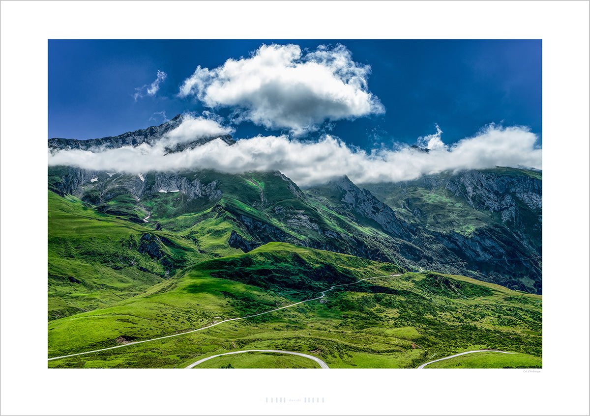 Cycling prints, Cycling Art. Unique gifts for cyclists. Col d'Aubisque The Pyrenees. Cycling decor, Cycling Photography Prints, Cycling interiors, Luxury Gifts for Cyclists, Photography prints by Davidt