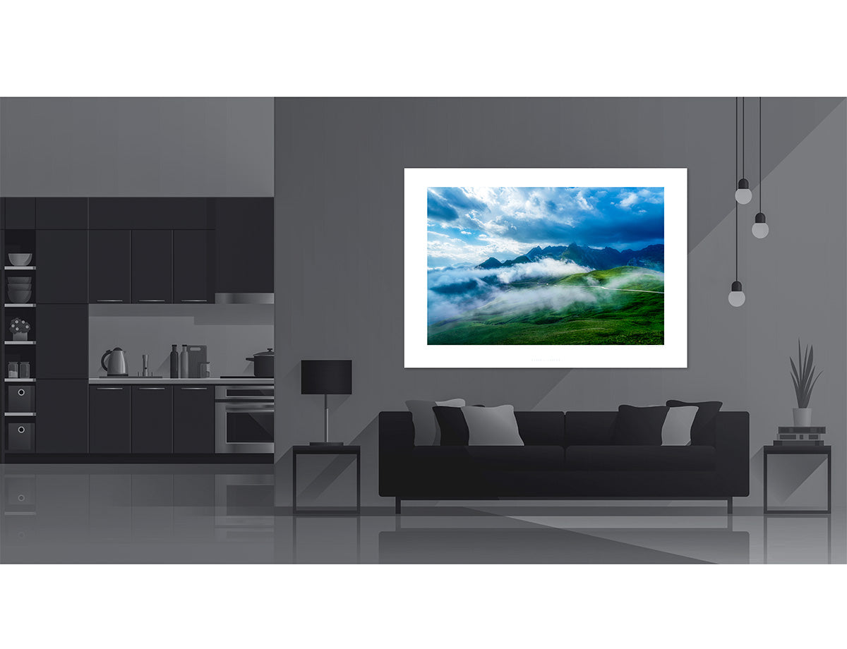 Col d'Aubisque - Into the Mystic. Cycling Photography Prints by davidt Cycling prints