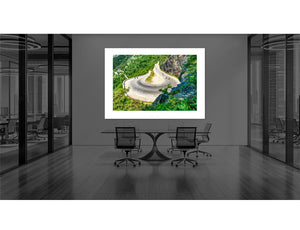 Alpe d'Huez - Bend 9 colour - Gifts for cyclists office prints by davidt