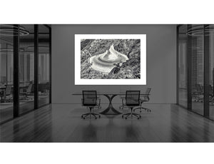 Alpe d'Huez Bend 9 - Black & White photography prints.