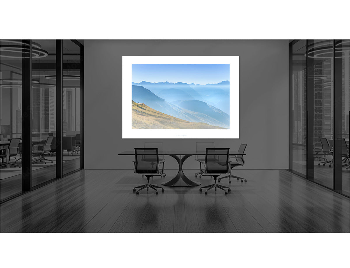 Col de la Bonette - Riders of the High Mountains Morning Cycling Prints by davidt