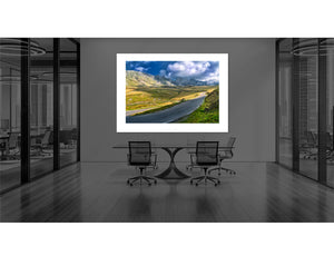 Col de la Bonette - Camp des Fourches Landscape photography print for office by davidt