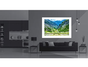 Passo Stelvio The Road to Bormio - Colour photography office print by davidt