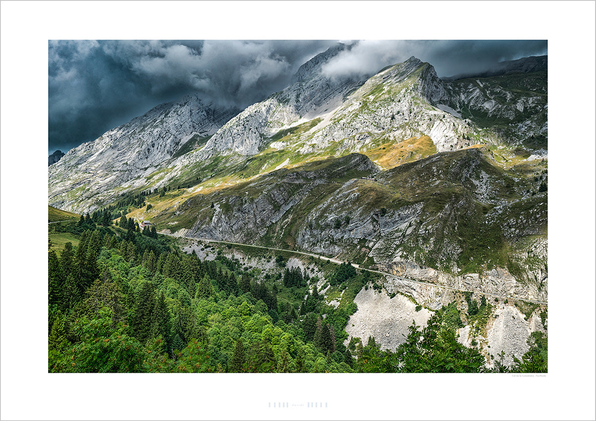 Col de la Colombière - Northside Photography print by davidt