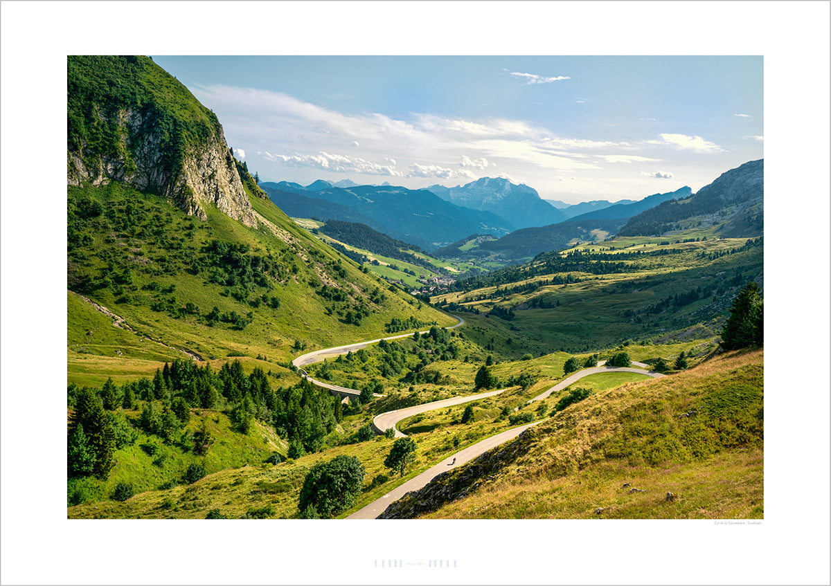 Col de la Colombiere Southside Print