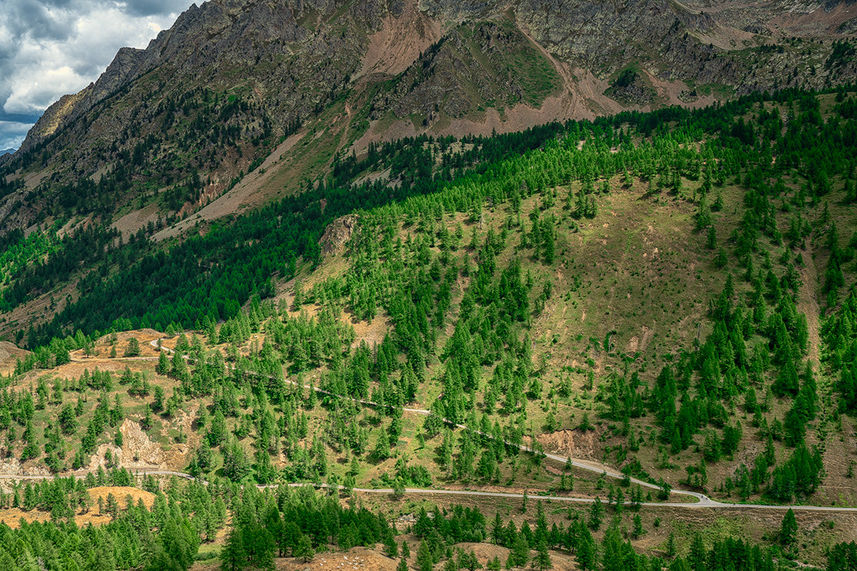 Col de la Lombarde Landscape cycling photography by davidt