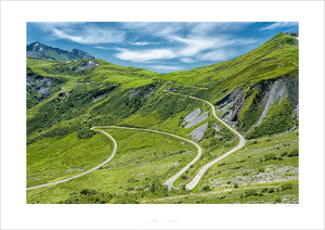 Col da la Madeleine - Cycling Art. Unique gifts for cyclists. Cycling photography prints