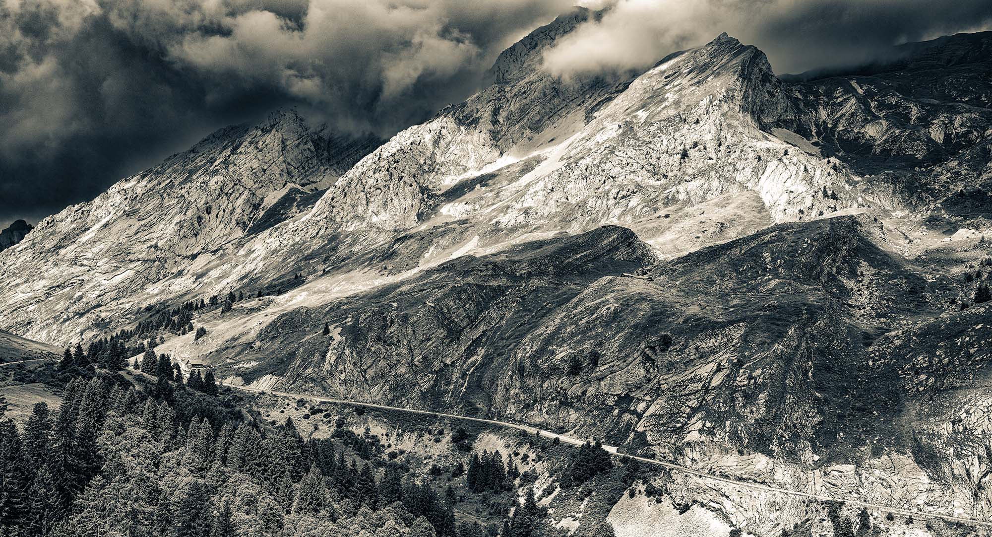 Col de la Colombière cycling photography landscape prints by davidt