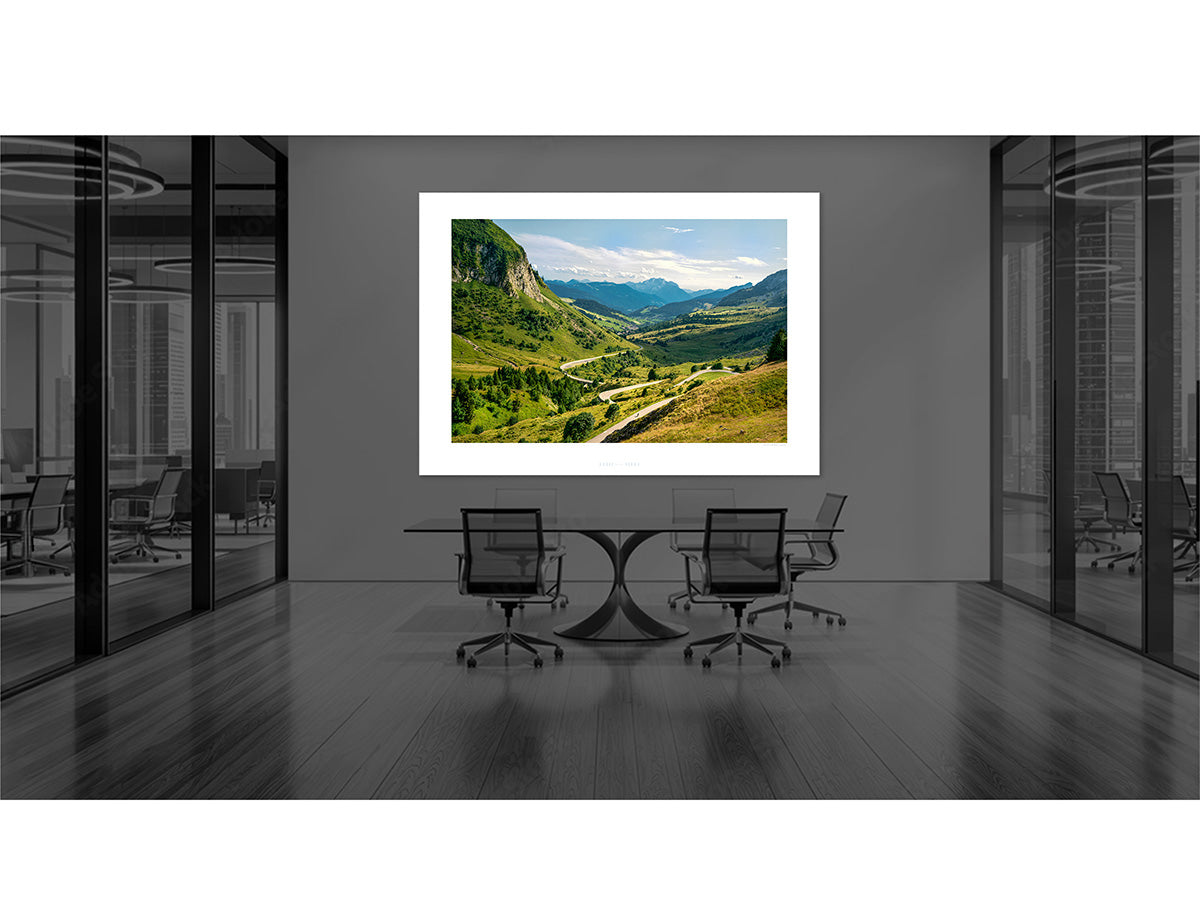 Col de la Colombiere Southside Print 