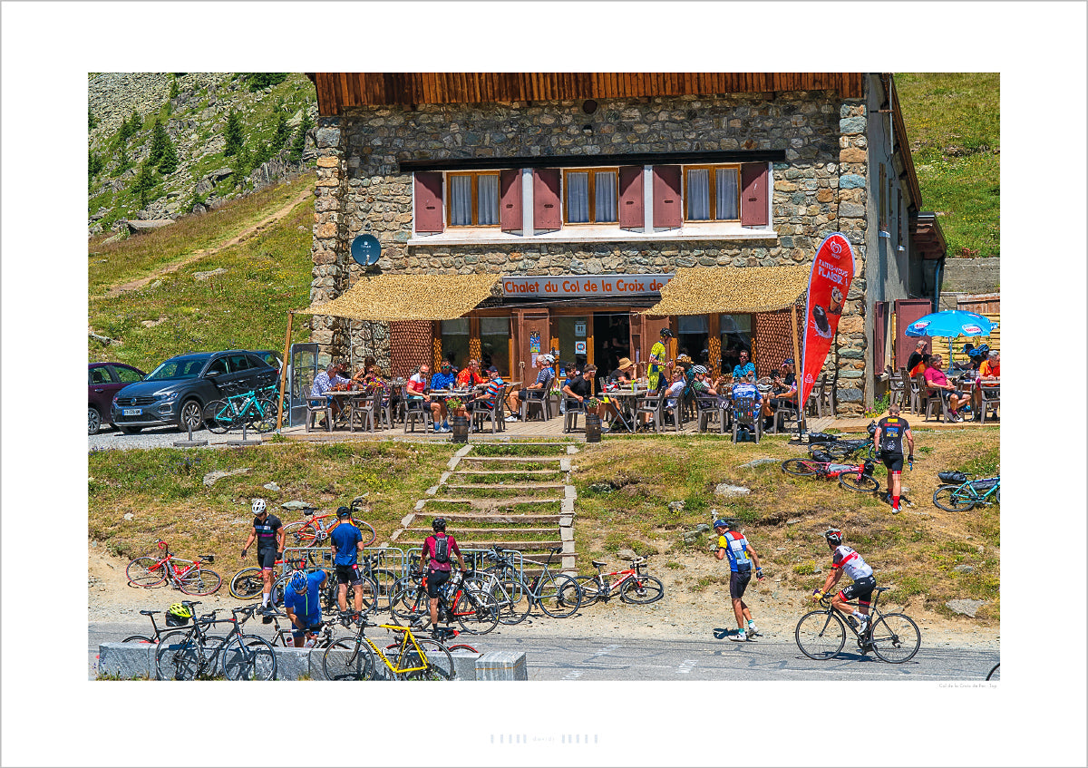 Col de la Croix de Fer Top Cafe Landscape photography