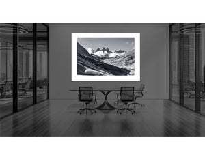 Col de la Croix de Fer B&W. Office prints  Gifts for Cyclists 