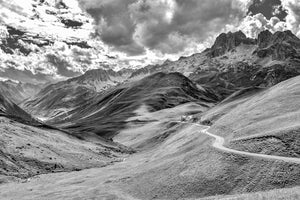 Col de la Croix de Fer - b & w