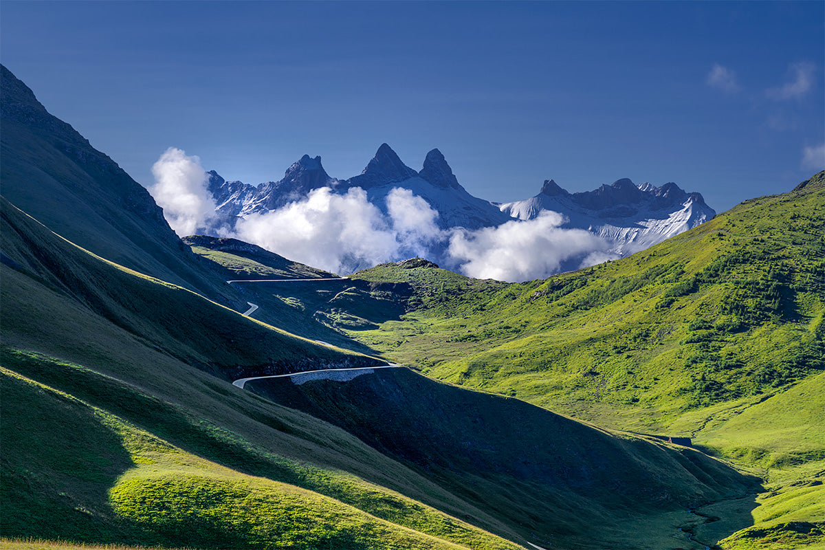 Col de la Croix de Fer - Top. Cycling Office Art by David Tedman. 