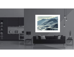 Downhill Run - Limited edition Duotone - Cycling photography prints