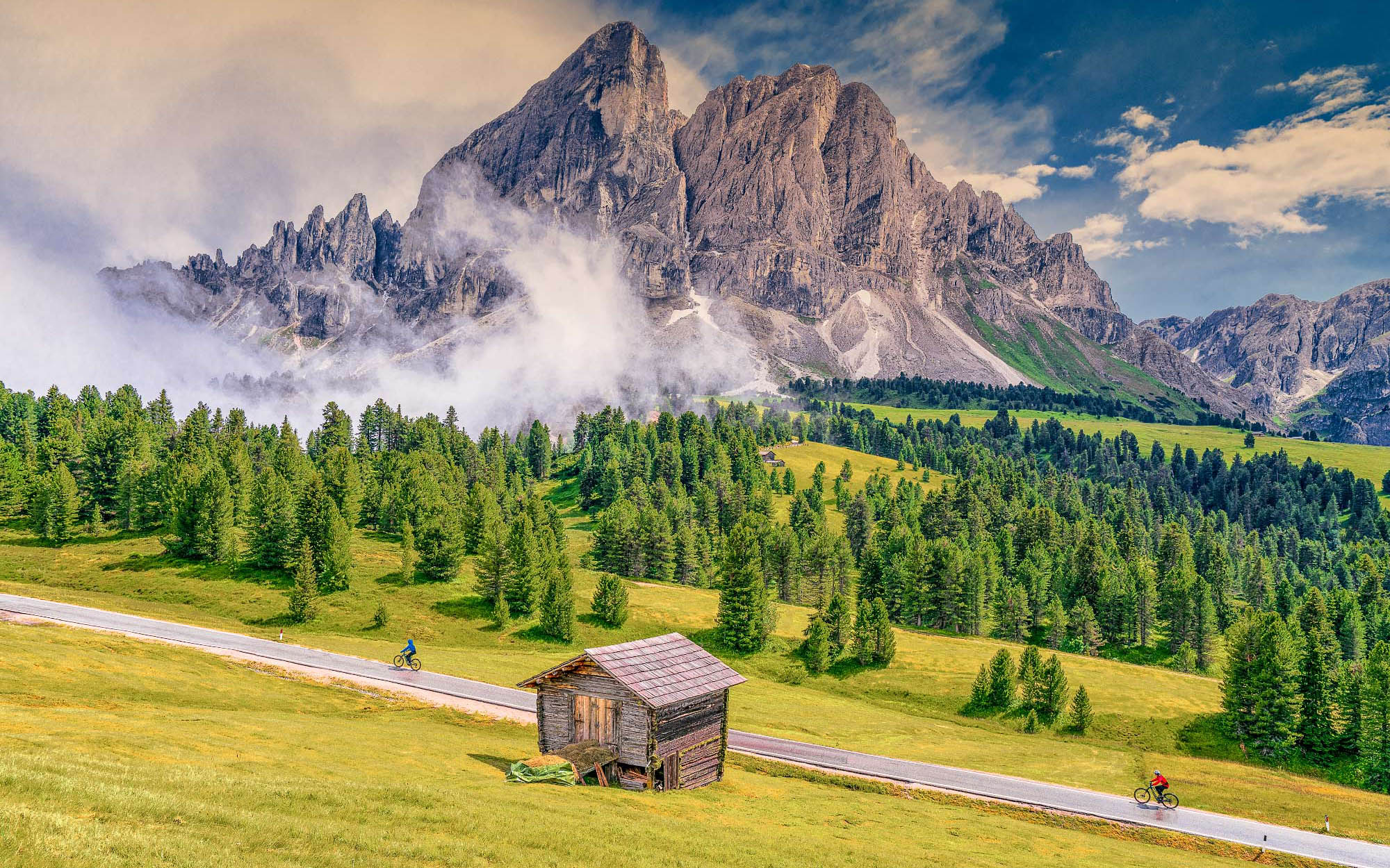 Passo Erbe The Dolomites photography by davidt