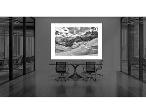 Gifts for Cyclists. Col de la Croix de Fer B&W. Cycling Art by davidt for the home and office