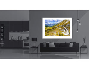 High summer on the Colle Delle Finestre - Gravel Side Top. Gifts for cyclists by davidt