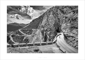 Torri di Fraele - Top - Black and white photography prints. Cycling prints by davidt. Gifts for cyclists
