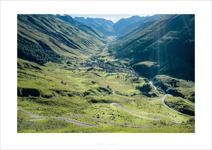 The Furka Pass from Realp