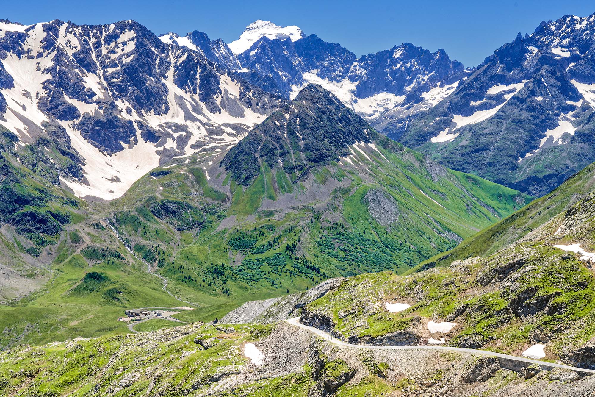 Col du Galibier cycling photography prints by David Tedman