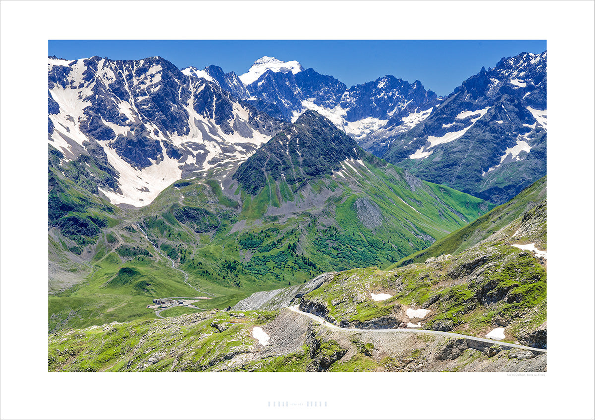 Col du Galibier - Barre des Écrins. Gifts for cyclists