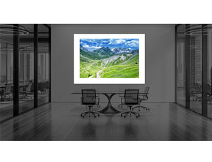 Col du Galibier - Gravel and Road Colour pint by davidt. Gifts for 