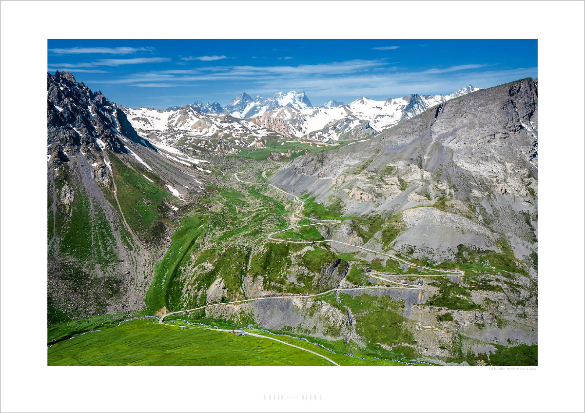 Cycling Art - Gifts for Cyclists - Col du Galibier Home to the Cycling Gods - Fine art photography prints. 