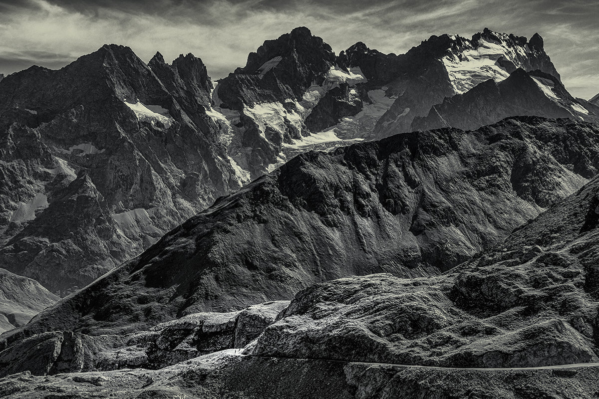 Col du Galibier & La Meije Limited Edition Cycling Photo Print 