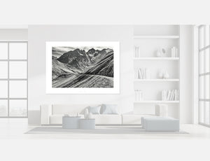 Col du Galibier Southside B&W Limited edition photography print by davidt