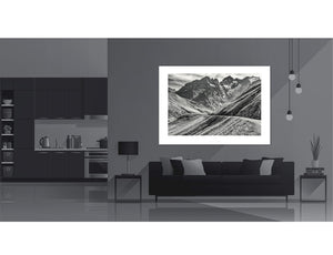 Col du Galibier Southside B&W Limited edition photography print by davidt