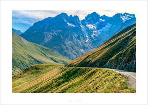 Cycling Art. Unique gifts for cyclists. Col du Galibier. Cycling decor, Cycling interiors, 