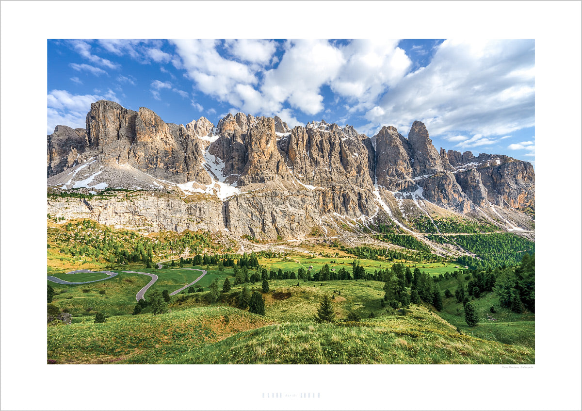 Passo Gardena - The Sellaronda. Cycling Art. Unique gifts for cyclists. Cycling decor, Cycling Photography Prints, Luxury Gifts for Cyclists, Photography prints by Davidt.
