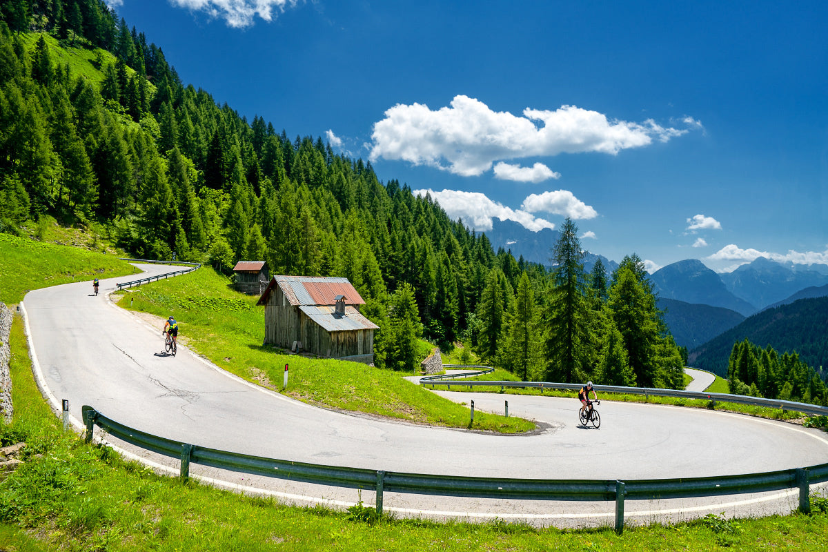 Passo Giau Bends cycling prints gifts for cyclists