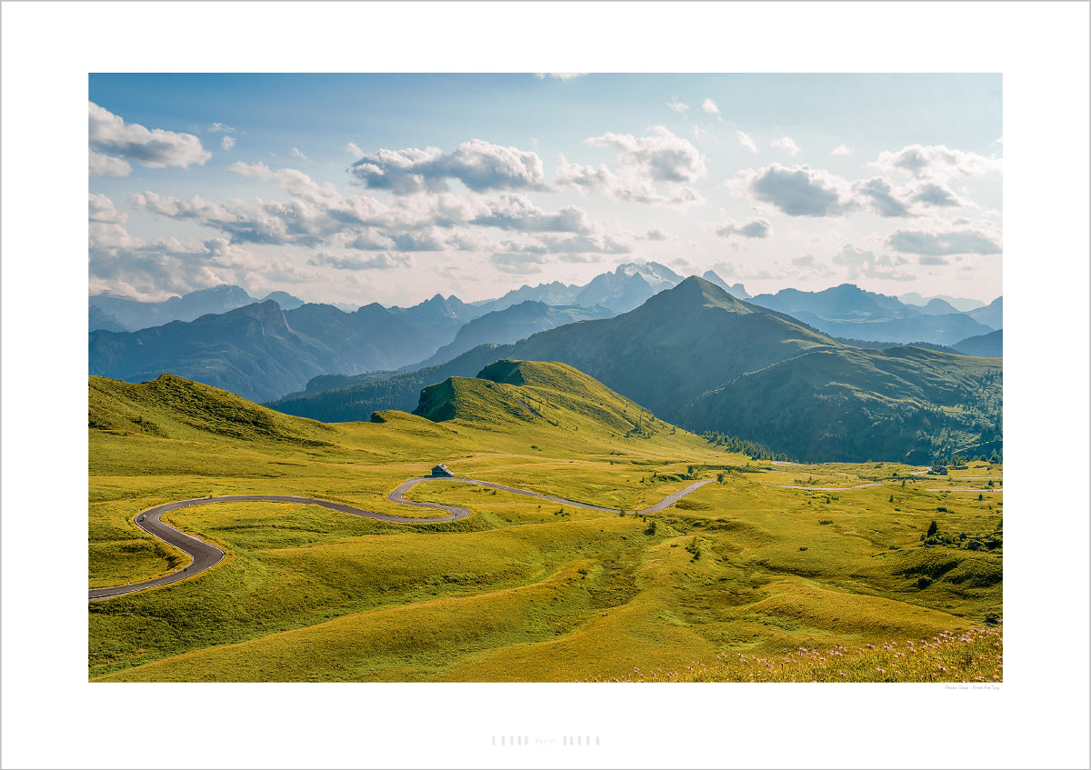 Passo Giau From the Top Cycling photography gifts for cycling