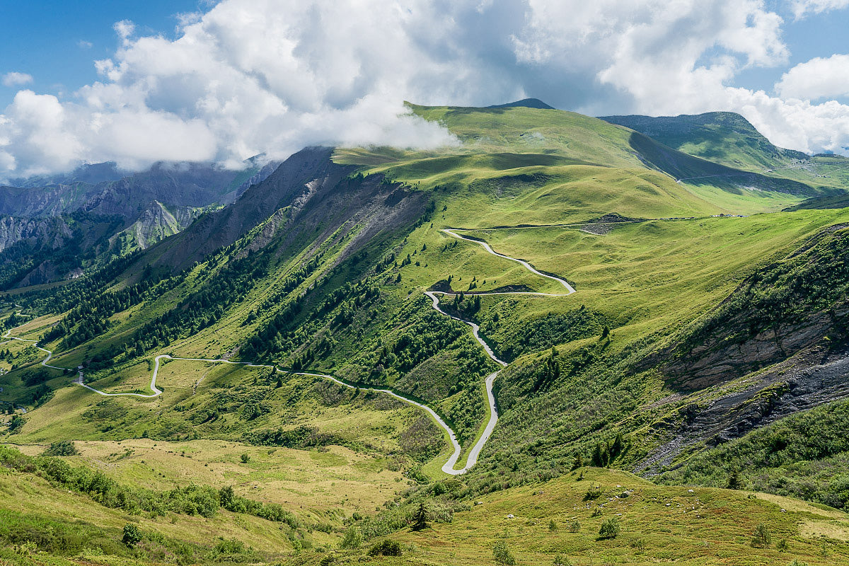 Col du Glandon cycling photography prints by davidt - Gifts for Cyclists. 