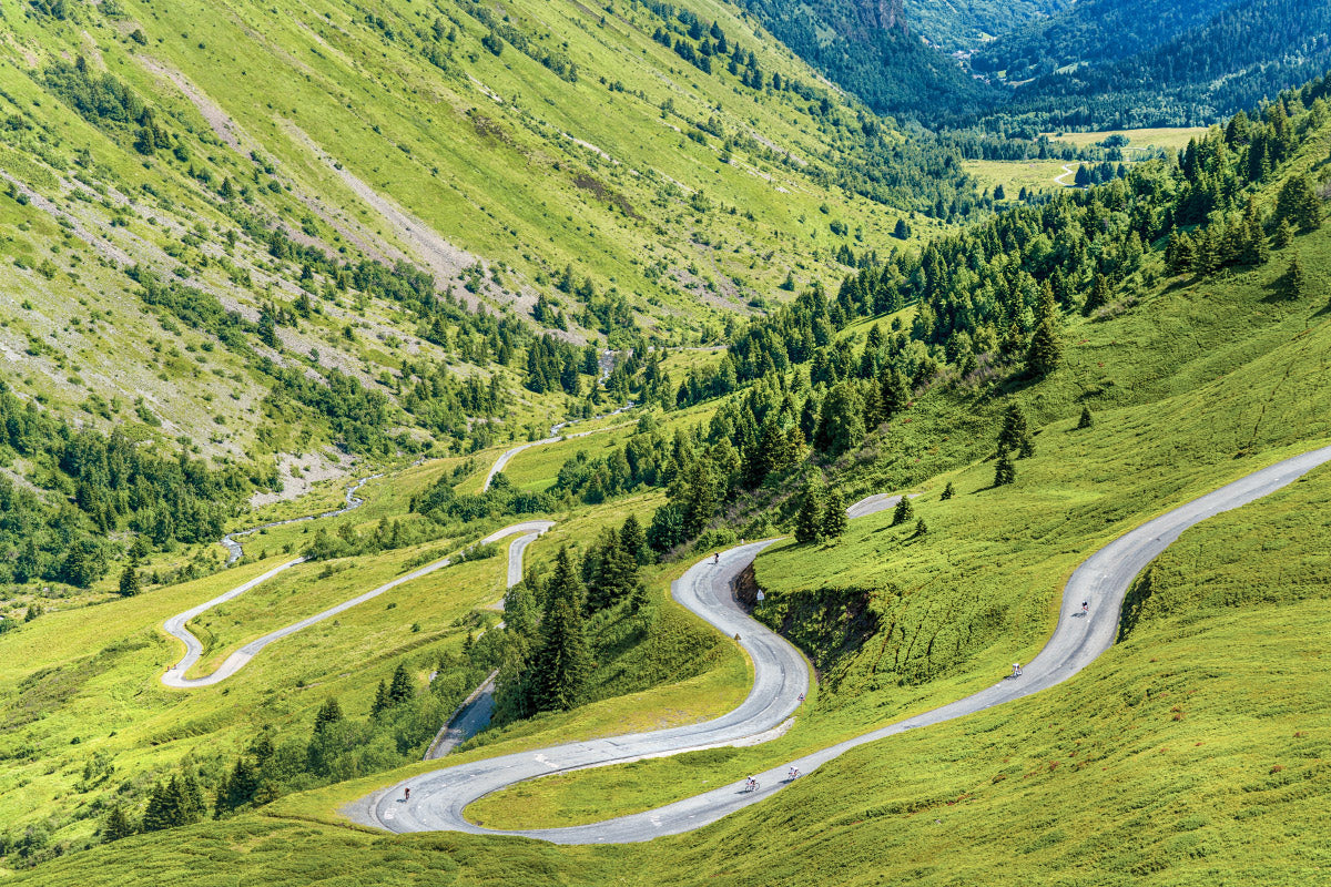 Col du Glandon Bends cycling photo